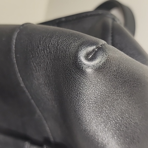 Vintage Coach Leather Daypack Drawstring Backpack - Picture 15 of 17